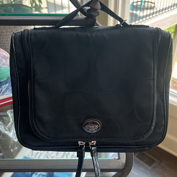 Coach Cosmetic/Toiletry Bag with handle - Picture 7 of 8